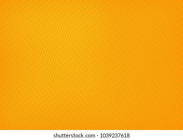 Orange comic pop-art halftone background vector
