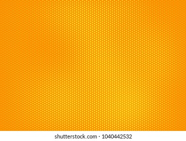 Orange comic pop-art halftone background vector
