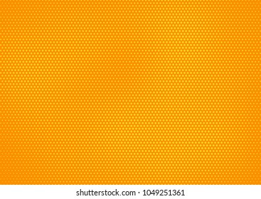 Orange comic pop-art halftone background vector