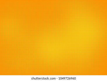 Orange comic pop-art halftone background vector