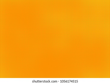 Orange Comic Pop-art Halftone Background Vector