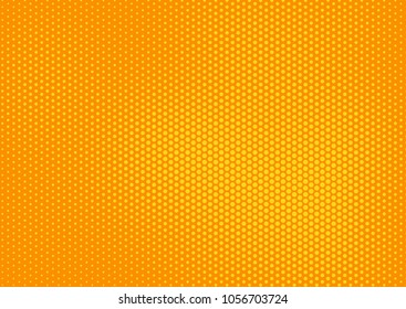 Orange comic pop-art halftone background vector