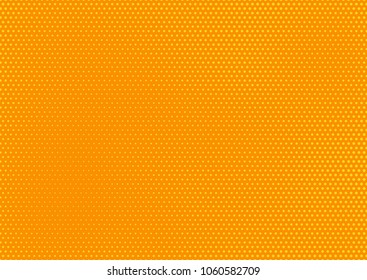 Orange comic pop-art halftone background vector