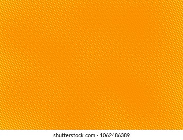 Orange comic pop-art halftone background vector