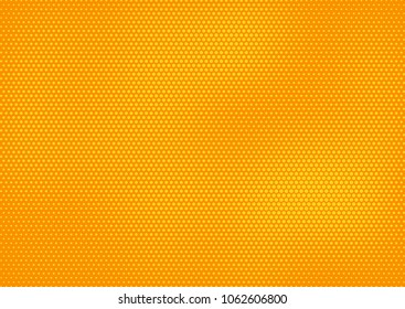 Orange comic pop-art halftone background vector