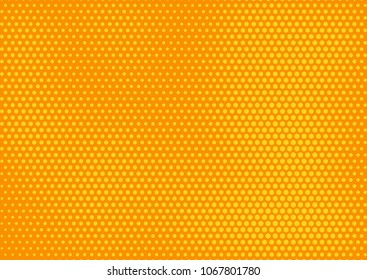 Orange comic pop-art halftone background vector