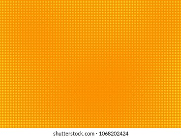 Orange comic pop-art halftone background vector
