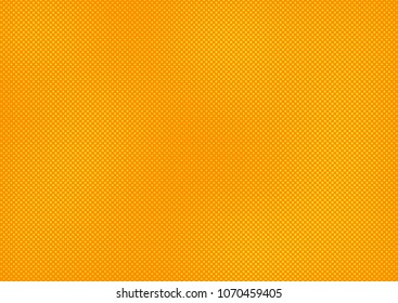 Orange comic pop-art halftone background vector