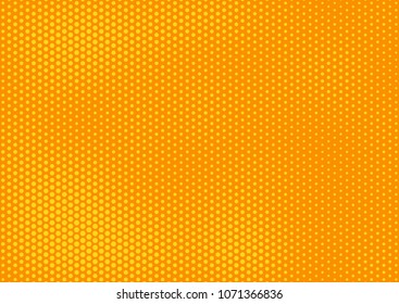 Orange comic pop-art halftone background vector