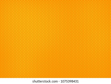 Orange comic pop-art halftone background vector