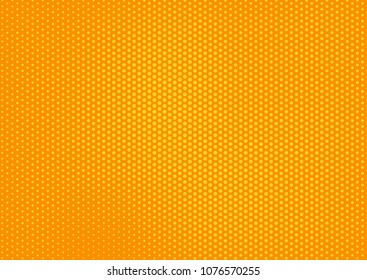 Orange comic pop-art halftone background vector