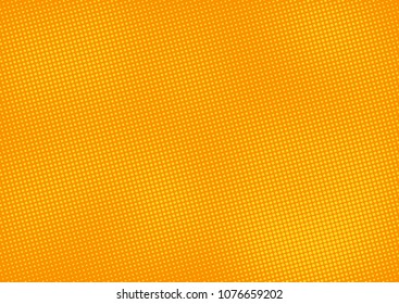 Orange comic pop-art halftone background vector