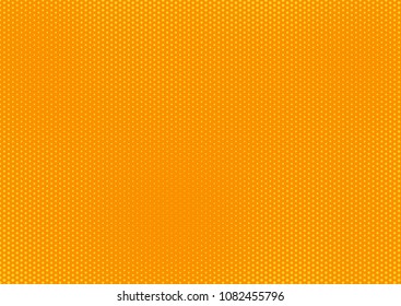 Orange comic pop-art halftone background vector