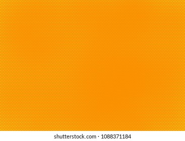 Orange comic pop-art halftone background vector