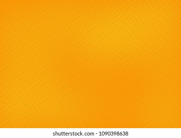 Orange comic pop-art halftone background vector