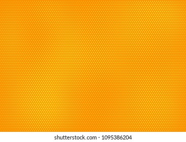 Orange comic pop-art halftone background vector