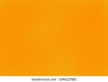 Orange comic pop-art halftone background vector