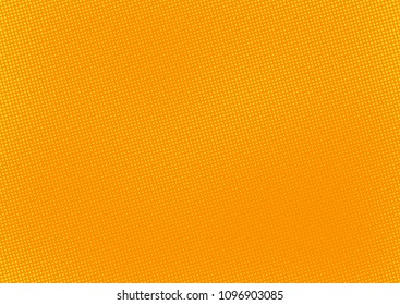 Orange comic pop-art halftone background vector