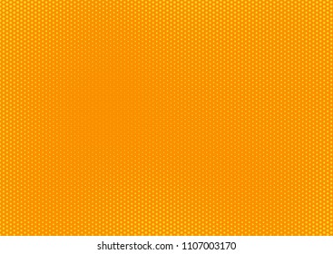 Orange comic pop-art halftone background vector
