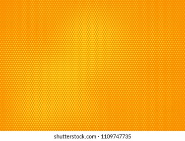 Orange comic pop-art halftone background vector