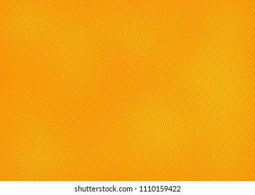 Orange comic pop-art halftone background vector