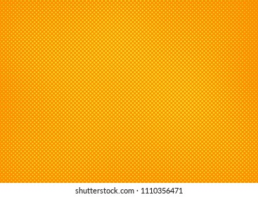 Orange comic pop-art halftone background vector