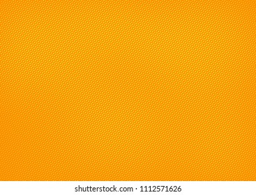 Orange comic pop-art halftone background vector