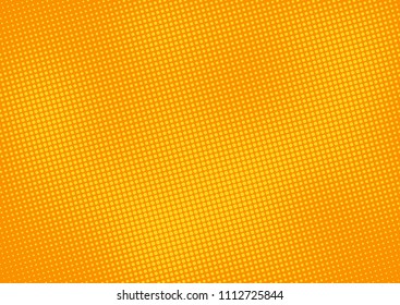 Orange comic pop-art halftone background vector