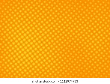 Orange comic pop-art halftone background vector