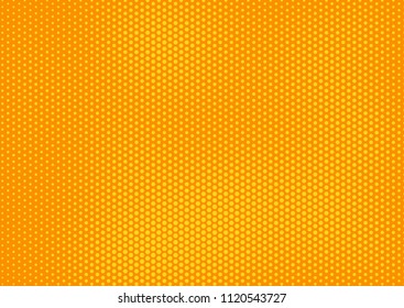 Orange comic pop-art halftone background vector