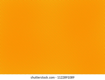 Orange comic pop-art halftone background vector