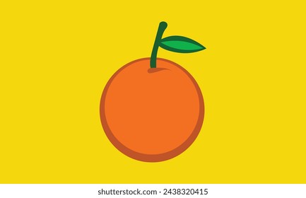 Orange commercial vector illustration file for use.