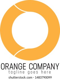 Orange Company logo design. Vector illustration