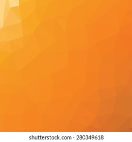 orange concept Polygonal Mosaic Background vector