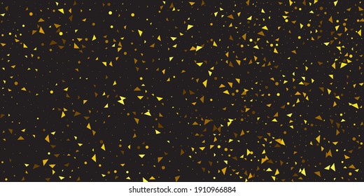 Orange Confetti Gift. Gold Party Bright. Yellow Birthday Paper. Isolated Wedding. Falling Texture. Celebrate Graphic. Carnival Element. Anniversary Texture.