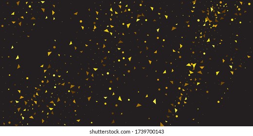 Orange Confetti Holiday. Gold Party Sparkle. Yellow Birthday Holiday. Isolated Sparkle. Falling Texture. Celebrate Event. Carnival Event. Anniversary Graphic.