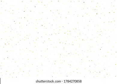 Orange Confetti Random. Golden Round Bokeh. Gold Bubble Vector. Tiny Falling Background. Yellow Glitter Random. Texture Bokeh. Yellow Carnival Random. Birthday Holiday.