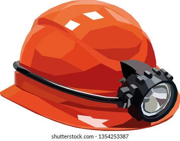 orange construction helmet