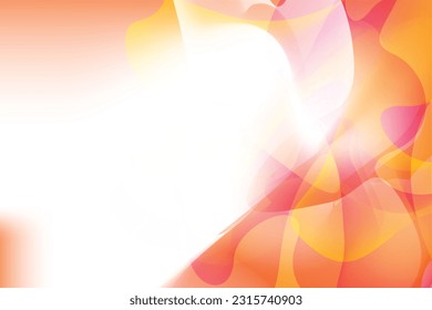 Orange cool sweet colorful abstract simple vector green dynamic shadow line guardian bright background 