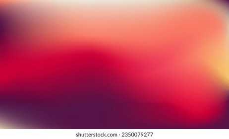 Plantilla de cielo violeta de coral naranja. Impresión de tiempo de encendido. Un símbolo de aura inspirador positivo. Hermoso patrón de vistas al amanecer. Ilustración de la vibración del atardecer. Papel pintado de color rojo violeta amarillo de la naturaleza. 