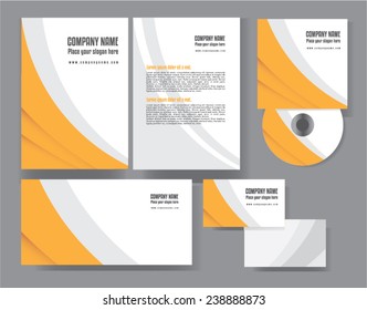 orange corporate identity