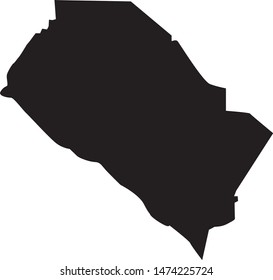 Orange County Map In The State Of California