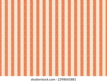 Orange Crayon Touch Stripe Seamless Pattern Background