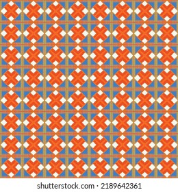 orange cross abstract fabric textile pattern, illustration moern art decoration fashion.