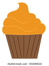 Orange Cupcake