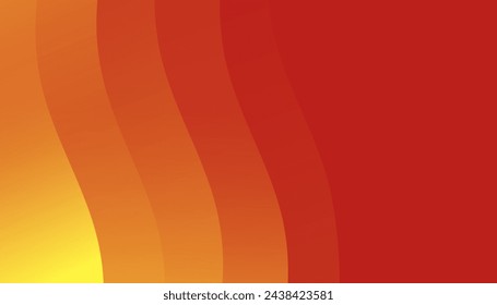 Orange Curve Gradient Hintergrund Design, Anwendbar für Geschenkkarte, Abdeckung, Poster. Poster-Design