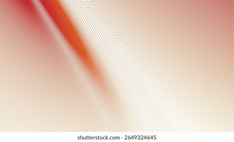 Orange curve line pattern background for modern abstract fabric wallpaper digital