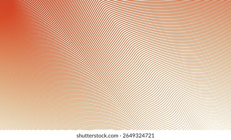 Orange curve line pattern background for modern abstract fabric wallpaper digital
