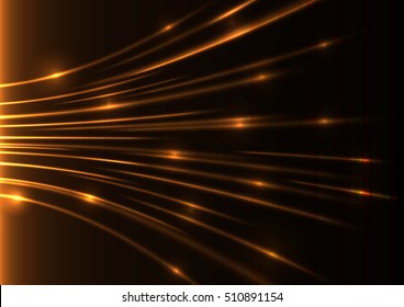 orange curve speed laser, technology background