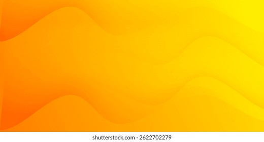 Fondo de onda curvado naranja con líneas suaves y capas degradadas. Ideal para volantes corporativos, Anuncios o presentaciones digitales